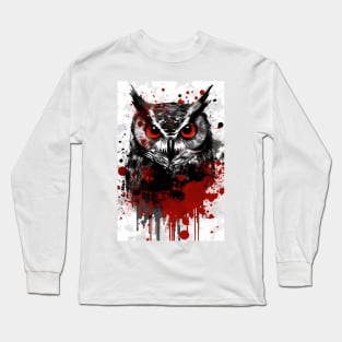 Western Screech Owl Long Sleeve T-Shirt